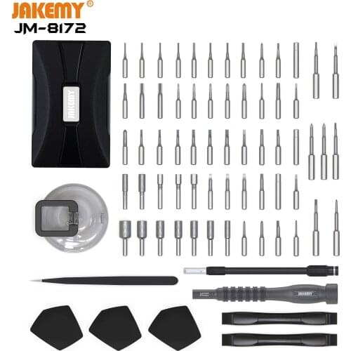 JAKEMY JM-8172 Screwdriver Manual Multi-functional Zigzag Cross Precision Household Portable Mini Spare Disassembly Tool Set