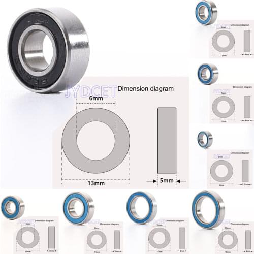 Rubber Sealed Bearing Miniature Ball Deep Groove (Various sizes) For All RC Model Car Heli and Plane