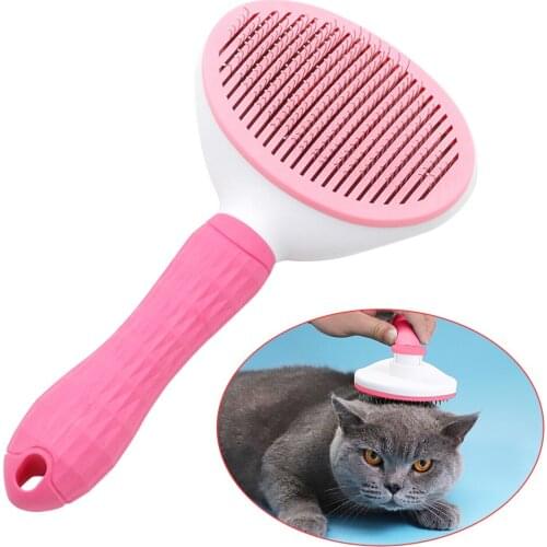 Cleaning Dog Brush Slicker Massage Particle Pet Comb for Dogs Cat Shedding Mats Tangled Hair Dander Dirt Removing Hair Tools