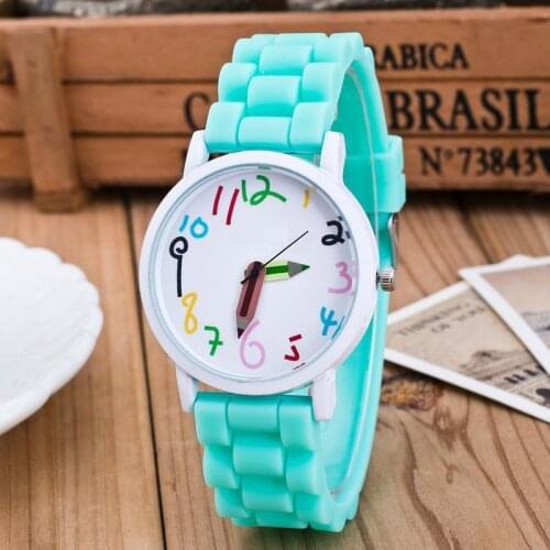 Silicone Watches Children Pencil Pointer Student Watch Quartz Wristwatches Gift Watches NYZ Shop