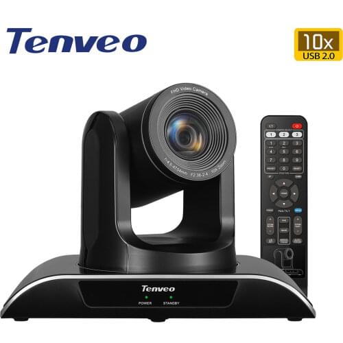 Tenveo VHD102U 10x Zoom Full HD 1080p H.264 Video Camera USB PTZ Camera Cam HD webcam for Tele Medicine Enterprise Skype