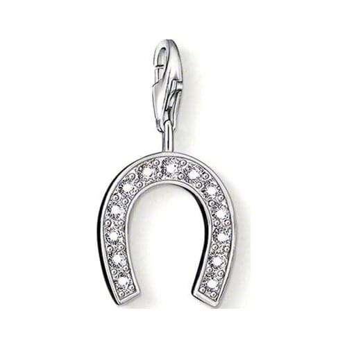 ThomasPT1203 Pendant Fashion Lucky Horseshoe Silver Plated For Women Or Men Vintage Gift - Style SilverPlatedoriginal Necklace