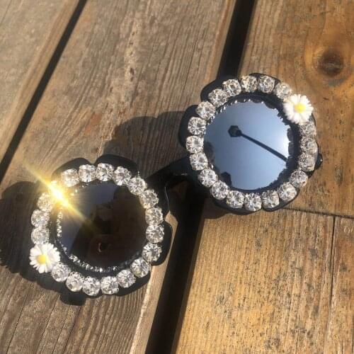 ZAOLIHU Gorgeous Mirror Lens Baby Sunglassess Round Summer Kids Shades Eyewear UV400 Cute Sun Glasses Flower Designer Eyeglasses