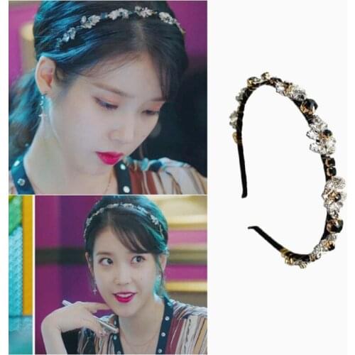Korean Style Crystal Flower Headband With Rhinestone For Women Girls 2021 New Fashion Jewelry Hair Accessories Gifts