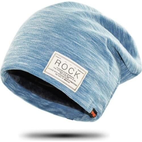 Winter Cap Hip Hop Beanie Women Men Fleece Slouchy Hat Male Baggy Caps Warm Skullies Knitted Wool Beanies Letter Hats