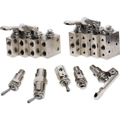 1pcs Air Pneumatic Mechanical Valve TAC2-31V 3P 3S 4V 4P Pneumatic Button Switch Valve