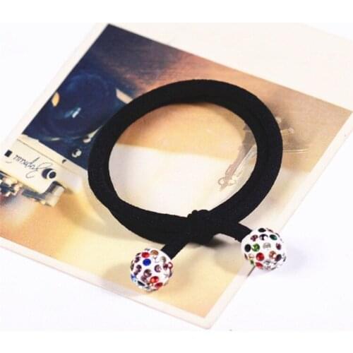 10PCS/LOT Colourful Ball Hair Accessories For Women Headband,Elastic Bands For Hair For Girls,Hair Band Hair Ornaments For Kids