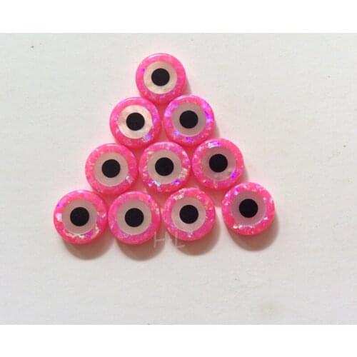 100PCS/Lot 10MM Blue Eye Opal OP55 Mimosa Synthetic Opal Blue Eye For DIY Jewelry