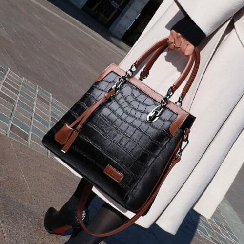 100% Cow Leather Handbags 2021 New Fashion Large-capacity Tote Shoulder Bag All-match Messenger Bag Purses and Handbags Gg