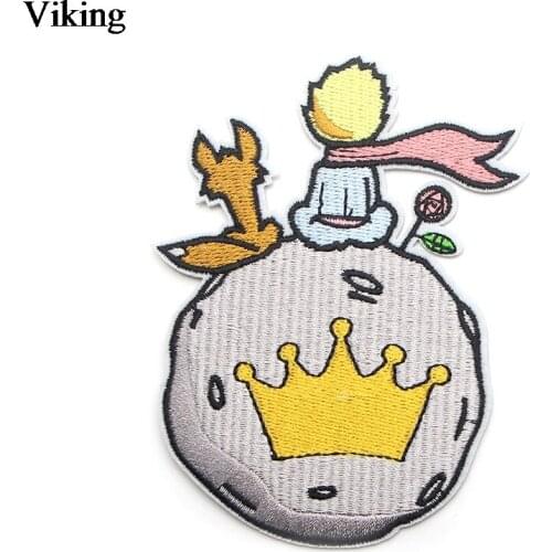 20pcs/set Cartoon Prince Kawaii Patch Cartoon Iron On Patches Clothing Accessories Sewing Embroidered Patches Diy Applique G0004