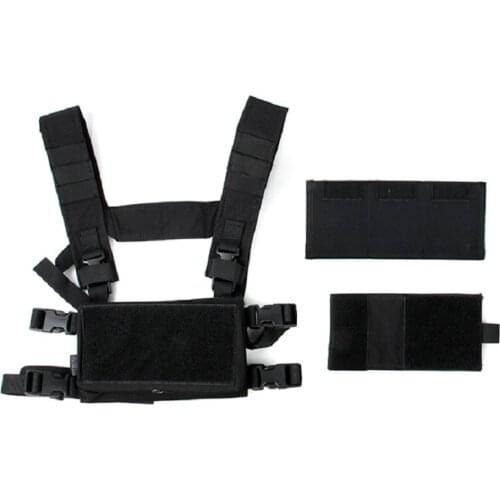 TMC3121 BK Tactical Airsoft Lightweight Vest Modular Chest Rig -Set B