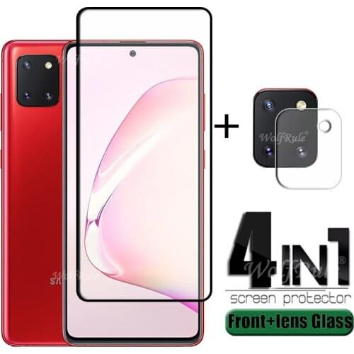 4-in-1 For Samsung Galaxy Note 10 Lite Glass For Samsung Note 10 Lite Flim Screen Protector For Samsung Note 10 Lite Lens Glass