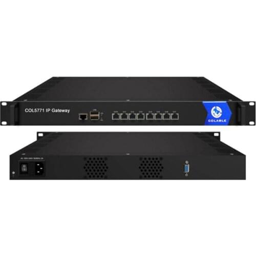80 Channel IP Streaming HTTP UDP RTP RTSP RTMP HLS Protocol Converter COL5771