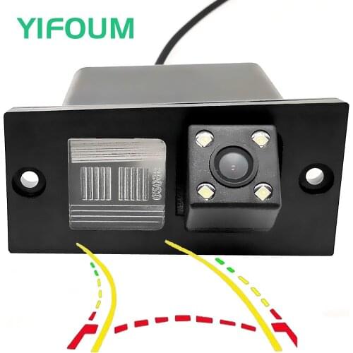 YIFOUM Dynamic Trajectory Tracks Car Rear View Camera For Hyundai H1 H-1 Travel Grand Starex Royale i800 Cargo iLoad iMax H300