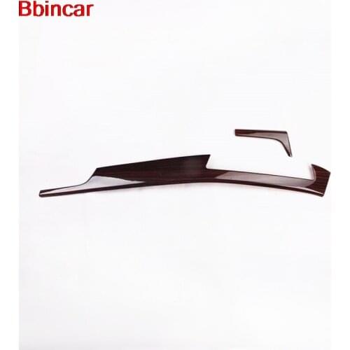 Bbincar ABS Carbon Fiber Wood Special Paint Interior Front Seat Panel Air Vent Styling LHD 2pcs For BMW X1 F48 2016 2017 2018