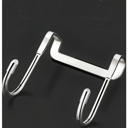Stainless Steel Free Punching Cabinet Door Without Trace Hook S-type Door Hanger Hanger Door Back Coat Hook Small Hook