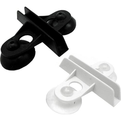 Aquarium Isolation Clamp Black White Aquarium Fish Tank Product Fish Divider Suction Sheet White Plastic Cup Holder Divider