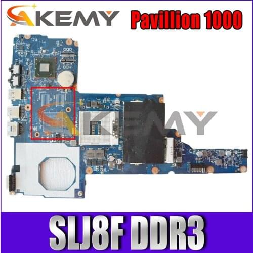 For HP Pavillion HP-1000 Laptop motherboard 6050A2493101 SLJ8F DDR3 Mainboard