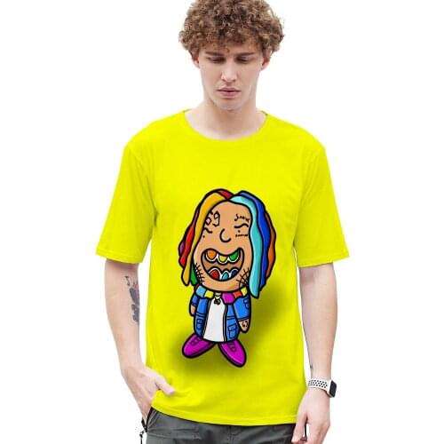 New 6ix9ine Albume Gooba T Shirt Harajuku Men/women Streetwear KPOP 2020 Tees Tops Plus Size Short Sleeve 3D Casual