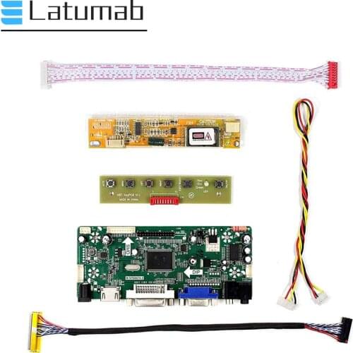 Latumab New LCD LED LVDS Controller Board Driver kit for N133I1-L01 HDMI + DVI + VGA Free shipping
