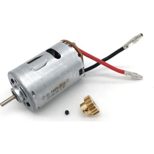 New High Quality 540 Motor and 17T Motor Gear Set for Wltoys 12428 12423 1/12 RC Car Spare Parts