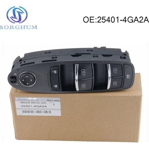 25401-4GA2A 254014GA2A Front Left Driver Side Power Window Master Control Switch For Nissan Infiniti Q50L V37Z
