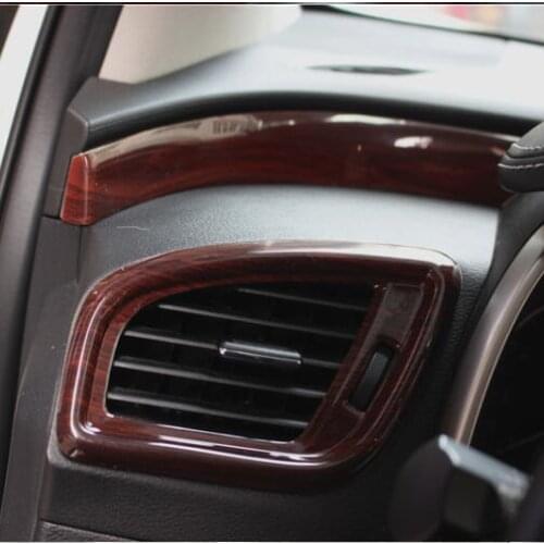 Imitation Wood Steering Wheel Gear Air Outlet Door handle Window Decorated Frame For Nissan Murano 2015 16 17 CAA346A