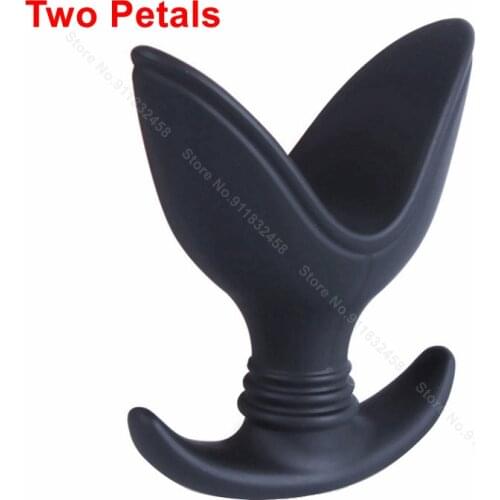 Backyard Sex Toys For Beginner Black Waterproof Soft Silicone V Port Butt Plug Prostate Massager Adult Sex Toys Anal Plug