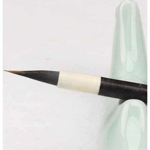 Gray wolf and Chinese character writing brush small character reading scriptures qin se calligraphy Chinese painting writing