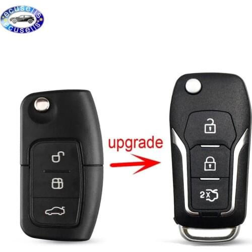 3 Button Modified Flip Folding Remote Control car Key Shell Case for Ford Focus 2 3 mondeo Fiesta key Fob Case