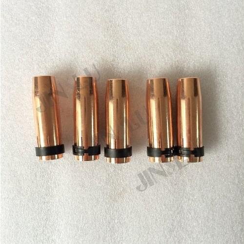 Mig Water Cooled Welding Torch Binzel Type MB 501D Consumables Nozzle Conical 145.0085 10pcs