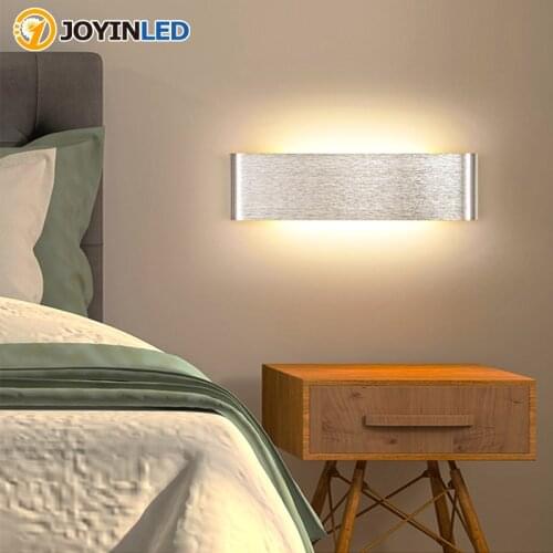 JOYINLED Rectangle 4W 8W 20W Led Wall Lamp Bedside Sconces Lighting Lamp 110V 220V For Living Room Bathroom Mirror Light Indoor