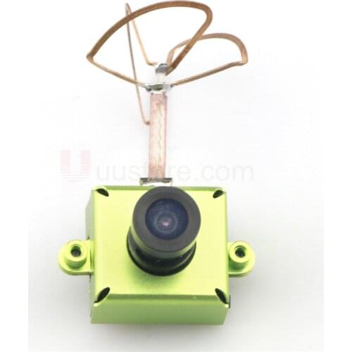 FPVOK 5.8G 25mW 40CH AIO AV Ultra-light Transmitter With 800TVL 148 deg FOV Camera for Racing Drone
