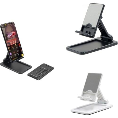 Universal Type Smartphone Holder, Portable Foldable Table Mobile Phone Stand for iPhone, iPad, Tablet, Samsung, etc