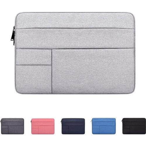 Waterproof Women Men Laptop Bag 11 12 13.3 15.4 15.6 Case Cover for Macbook Air 13 Pro 15 Touch Bar Sleeve for Xiaomi HP Dell