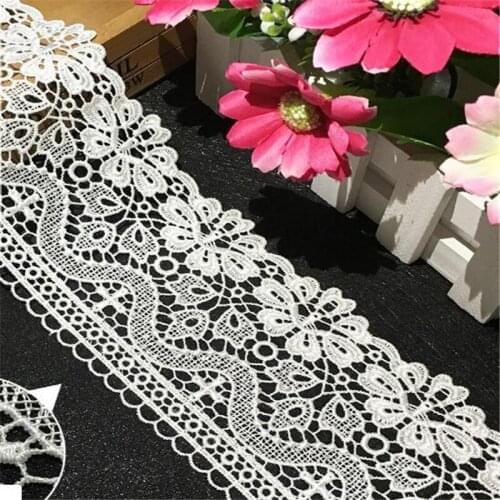 Water soluble wedding lace patchwork lace diy upscale European flower barcode 9cm polyester water soluble embroidery lace