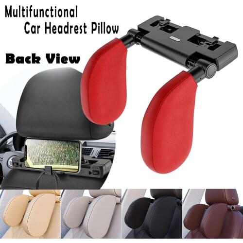 High-quality Car Seat Neck Headrest Pillow Multifunctional Seat Pillow Support Head Restraint Travel Sleep Cushion For Kid Adult