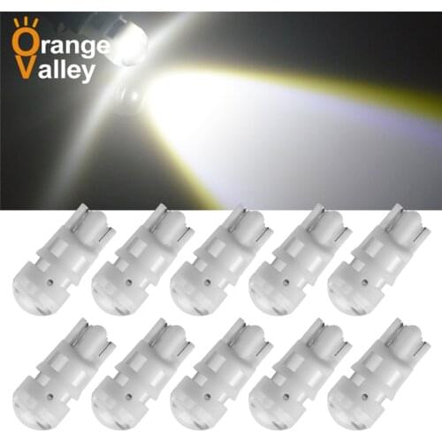 10pcs Car T10 2835 SMD 194 168 W5W 3 LED Light Bulb White Amber Red Green License Plate Lamp Width Lights 3 LEDs DC 12V