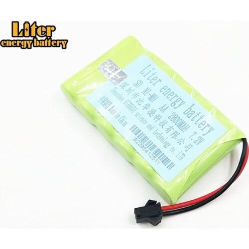2800mah 7.2v rechargeable battery pack battery nimh 7.2v aa nimh battery ni-mh 7.2v for Remote control electric toy tool boat