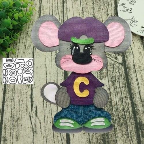 AddyCraft Metal Cutting Dies Baseball mouse Stencil for DIY Scrapbooking Album Paper Cards Decorative Crafts Die