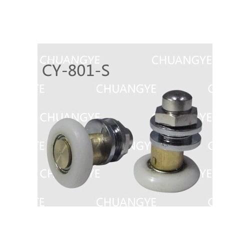 Shower door wheel Bathroom accessories glass hardware shower room copper pulley bearings