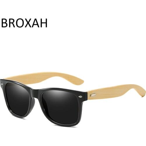 Bamboo Sunglasses Men Wooden Sun Glasses Women Brand Original Wood Shades UV400 Oculos De Sol