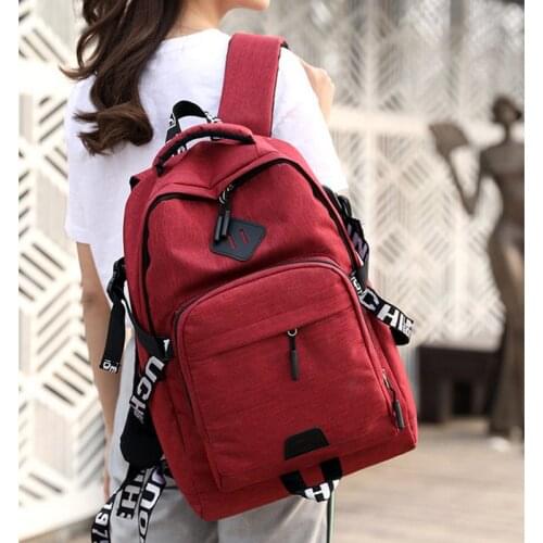 Large Canvas Men Backpacks for School Teenagers Girls Boys University Student High School Backpack Women Bagpack USB 2021 New
