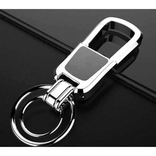 Alloy Car Emblem Laser Keychain Key Ring Pendant KeyFob For Volvo XC60 V60 S60 XC40 V40 S40 V50 S80 XC90 Car Styling Accessories