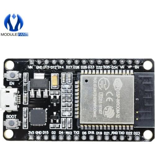 ESP32 ESP32s Wifi Bluetooth Board Module Esp Wroom 32 Board Wireless WiFi Bluetooth Development Board Dual Cores CP2102 DIY Kit