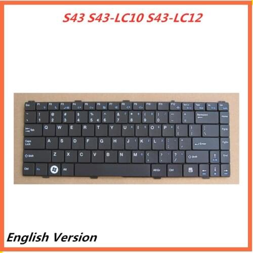 Laptop English Keyboard For BenQ S43 S43-LC10 S43-LC12 notebook Replacement layout Keyboard