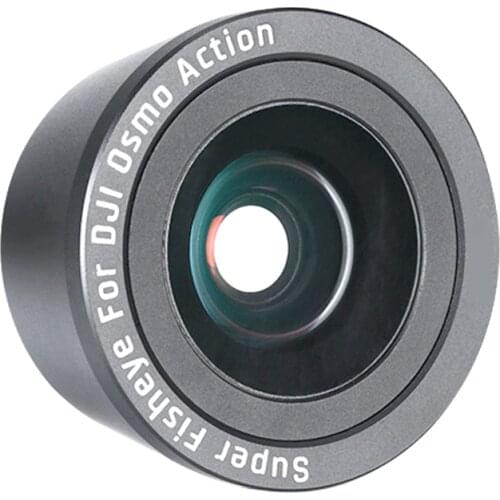 15X Macro Lens /180 Fisheye Lens HD Anti-Shake Portable Camera Lens Filter for DJI OSMO HD 4K Action Lens External Optical Glass