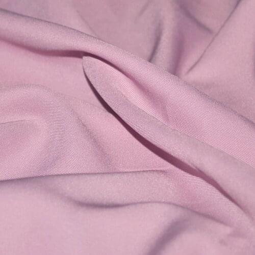 Soft Pink 4-Way-Stretch Filament Twill Fabric for Women Dress,Shirts,Pants Cloth,Solid Black White Blue Green Red by the meter