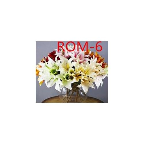 New simulation rose wedding set decoration hand holding flower home photography props bouquet ROM