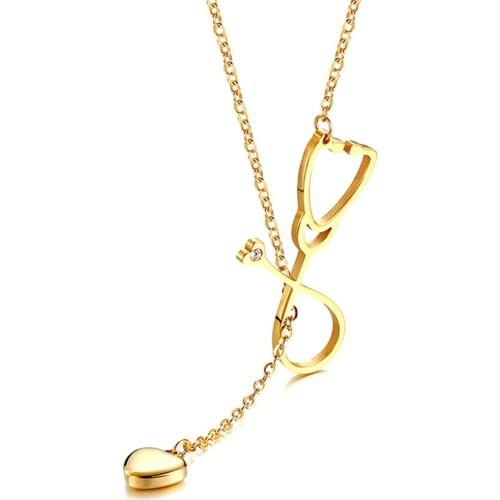 Stainless steel letter necklace women Gold Silver color choker symbol charm chain fashion jewelry party Christmas gift